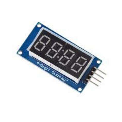 Tm1637 4 Digits 7 Segment Led Display Module With Clock For Arduino