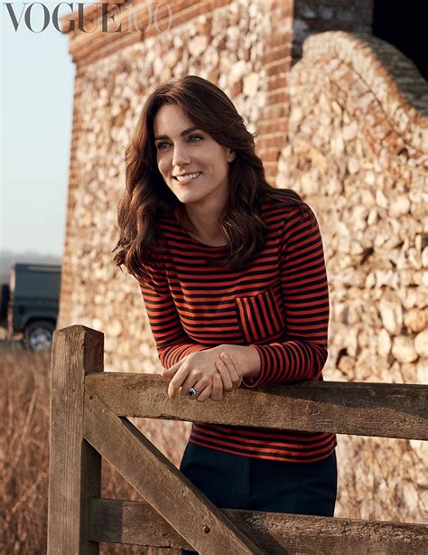 Kate Middleton Poses On Her First Magazine Cover For Vogue Uks 100th