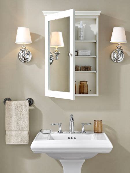 Buy bathroom cabinets & shelving online! Hardwood Mirrored Medicine Cabinet - Espresso or White Finish