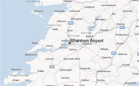 Shannon Airport Ireland Map Secretmuseum World Map