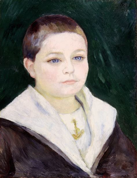 Renoir Boy C1884 Npierre Auguste Renoir Portrait Of A Boy Oil On