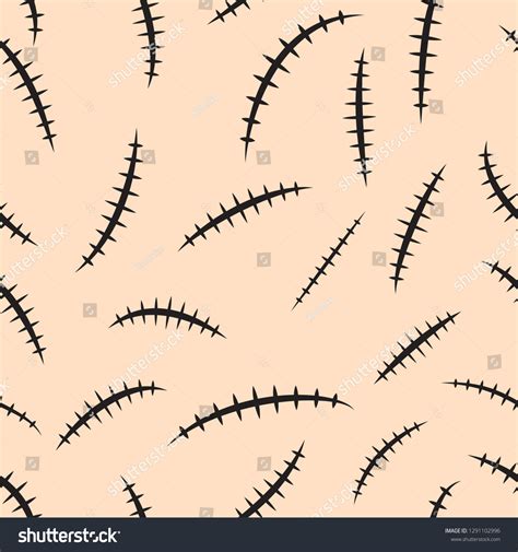 Scar Seamless Pattern Scratch Vector Skin Stock Vector Royalty Free
