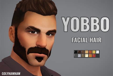 Mod The Sims 4t2 Facial Hair