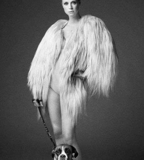 Gwendoline Christie Nude Posing With Fur Coat Hot Nude Celebrities