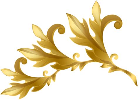 Gold Decorative Lines Png Transparent Background Decorative Elements