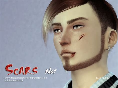 My Sims 4 Blog Scars By S Club