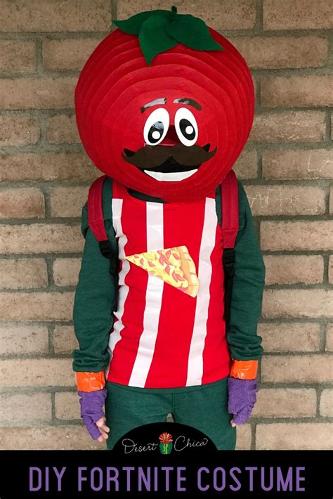 Pls email us if you need the costume, wig, shoes, weapon or other accessories of this character. DIY Fortnite Tomatohead Costume | Desert Chica