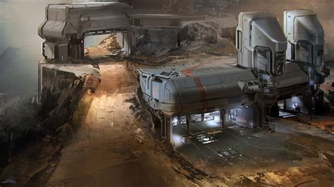 Halo 4 Mp Complex Sparth Sci Fi Concept Art Sci Fi Environment