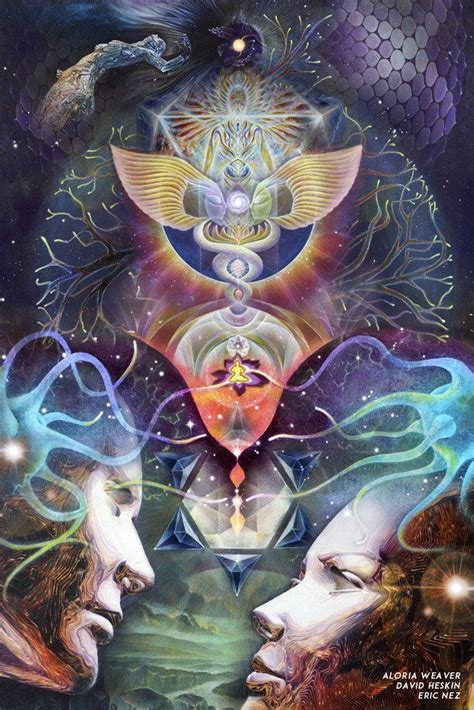 Ascension Archival Canvas Reproduction Visionary Art Psychadelic
