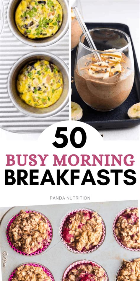 50 Weekday Breakfasts For Busy School Mornings Randa Nutrition