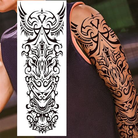 Buy Cerlaza Temporary Tattoo Sleeves For Men Full Arm Sleeve Temporary Fake Tattoos For Adults
