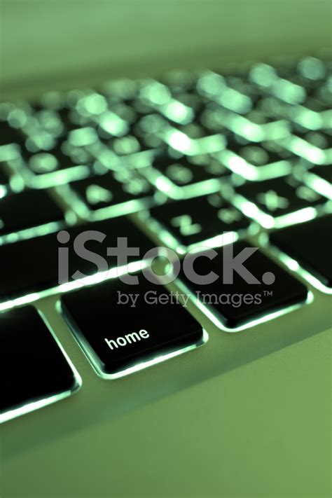 Computer Laptop Keypad Home Button Stock Photo Royalty Free