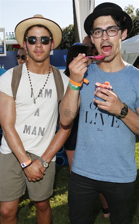 Nick And Joe Jonas From 2013 Coachella Star Sightings E News