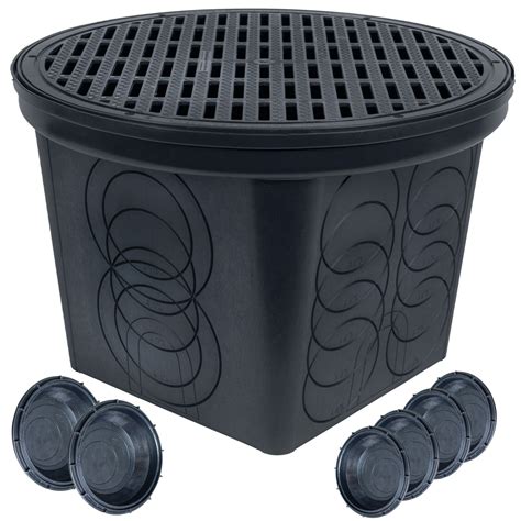 Stormdrain Fsd 3017 20bkit 6 20 In Large Round Catch Basin With Grate