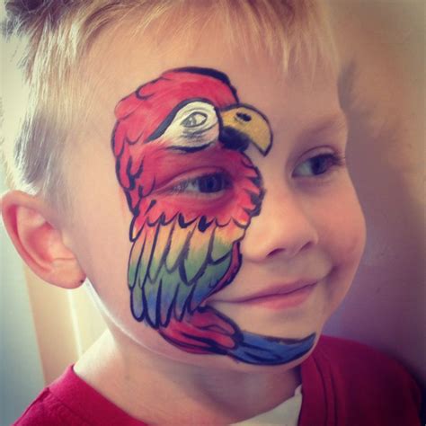 Parrot Face Paint Snazaroo Facepaint Animal Face Paintings Face