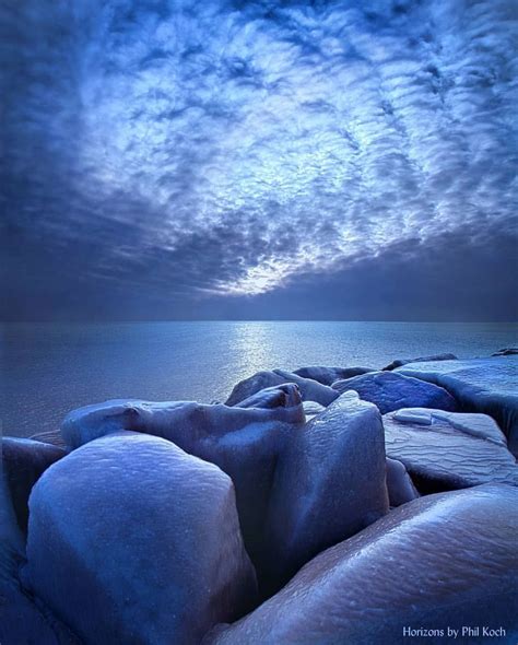 Sprintime Blues Wisconsin Horizons By Phil Koch Sunrise On The