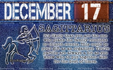 December 17 Birthday Horoscope Personality Sun Signs