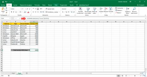 Cómo Usar La Función Si Y Sumarsi En Excel 2019 Solvetic