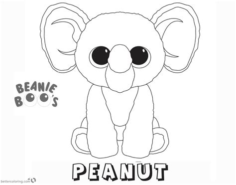 Beanie Boo Coloring Pages Printable Sketch Coloring Page
