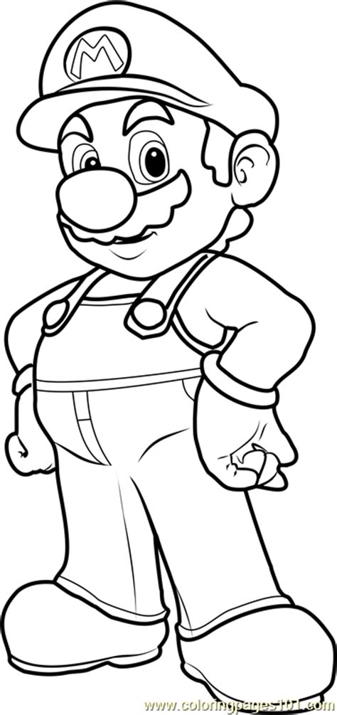 In case you don\'t find what you are looking for, use the top search bar to search. Mario Coloring Page for Kids - Free Super Mario Printable ...