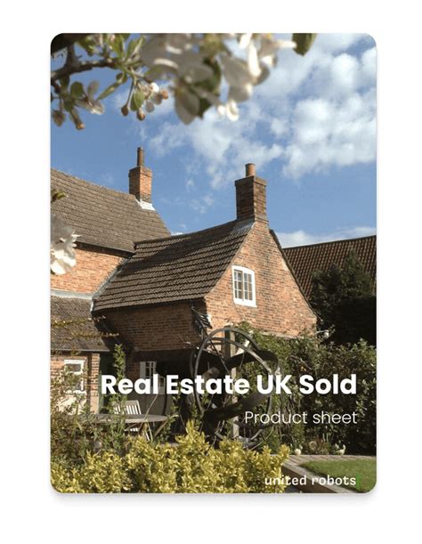 Automated real estate content in the UK | United Robots