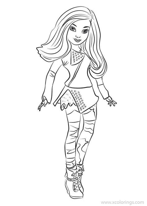 You can use our amazing online tool to color and edit the following mal descendants coloring pages. Descendants Coloring Pages Audrey - XColorings.com