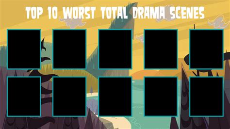Top 10 Worst Total Drama Scenes Template By Air30002 On Deviantart
