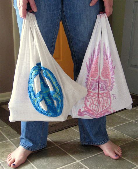 Reusable T Shirt Bags Pinching Your Pennies Tshirt Bag Recycled T