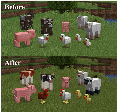 Minecraft Animal Resource Packs Jeslock
