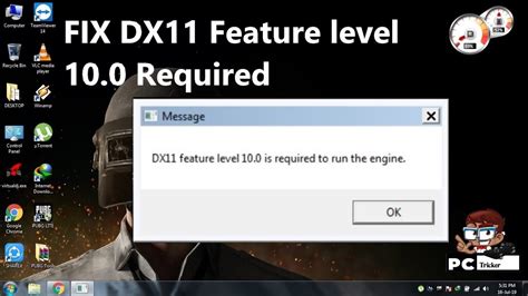 Dx11 Feature Level 100 Is Required To Run The Engine Pubg Lite Fix Pc