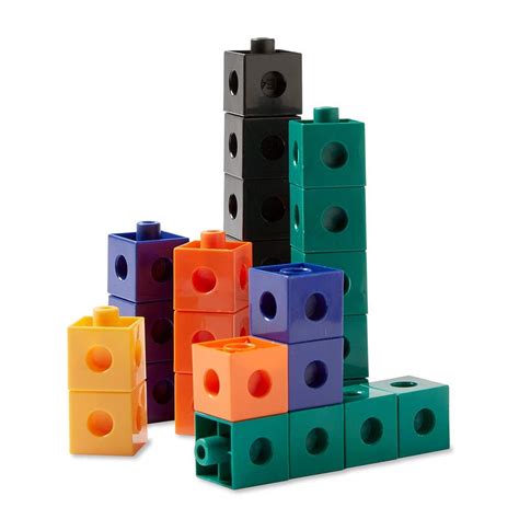 Buy Hand2mind Pop Cubes Math Linking Cubes Plastic Cubes Snap Blocks Color Sorting