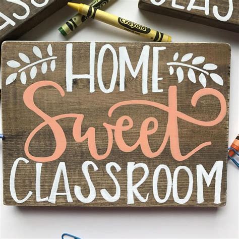 Home Sweet Classroom Classroom Sign Back To School
