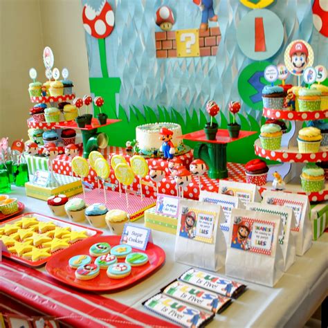 Karos Fun Land Super Mario Fifth Birthday Party