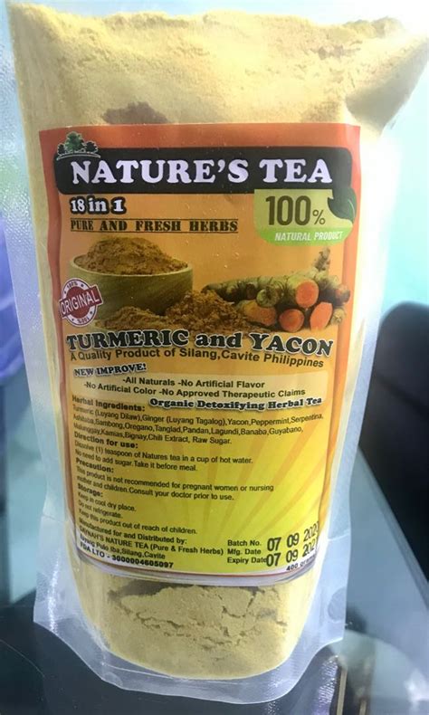 Turmeric And Yacon Food Drinks Fresh Produce On Carousell