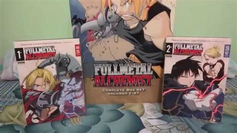 Fullmetal Alchemist Manga Box Set And Seasons 1 And 2 Dvd Box Sets Unboxing