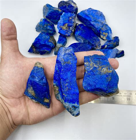 100 G Lapis Lazuli Roh Afghanistan Lapis Lazuli Mine 4 Lapis Etsy