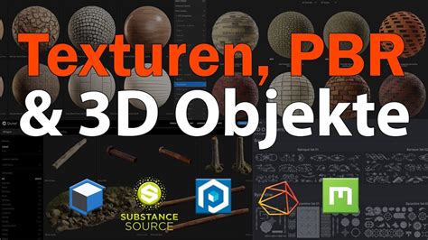 3D Objekte Texturen Materialien Wo Finde Ich Was Tutorial