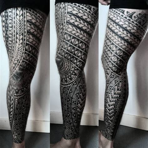 thierry-rossen-polynesian-leg-tattoo,-polynesian-tattoo-sleeve,-polynesian-tattoo
