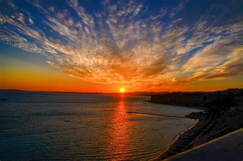 Sonnenuntergang Am Roten Meer 2 Foto And Bild Wolken Natur