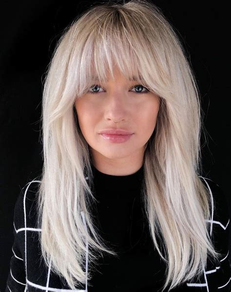 40 Hot Wispy Bangs That Are So Trendy In 2021 Hair Adviser In 2021 Blonde Hair With Bangs