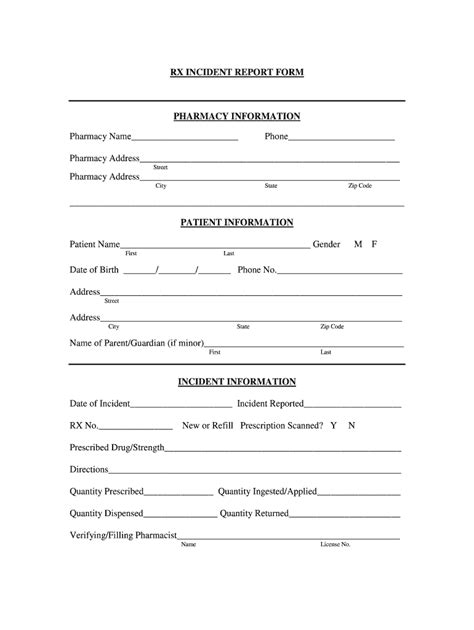 Pharmacy Incident Report Template 2009 2024 Form Fill Out And Sign