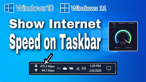 How To Show Internet Speed On Taskbar On Windows 10 And 11 Step By