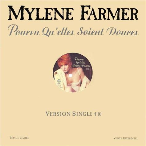The single topped the singles chart in france and reached #6 on european. Pourvu qu'elles soient douces : Maxi 45T Promo - MonAlice ...