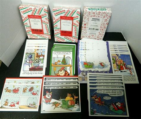 The shoebox project's author jaida jones appears on cbs news! Lot of 42 Funny Shoebox Greetings Christmas Cards with Envelopes from 1990s | Christmas greeting ...