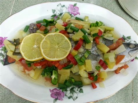 Ikan siakap masak stim ala thai. my simple life story : :: Siakap Stim Asam Boi (**)
