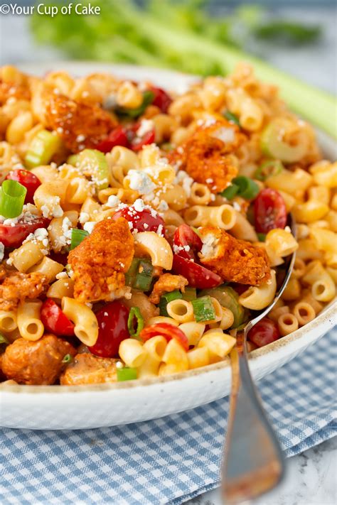 Easy Buffalo Chicken Pasta Salad The Roosevelt Review
