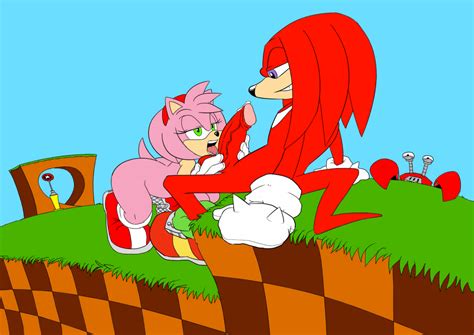 1087656 Amy Rose Knuckles The Echidna Sonic Team Majike