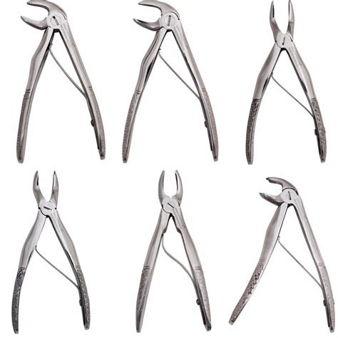 X6 Dental Children Tooth Extraction Forceps Pedo Surgical Extracting
