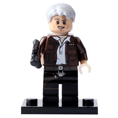 Han Solo Old Man Star Wars The Force Awakens Movies Lego Minifigure