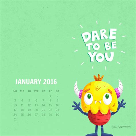 47 January 2016 Calendar Wallpaper On Wallpapersafari